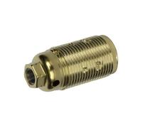 Portalámparas roscado E14 de latón, ideal para iluminación decorativa y funcional en घर y comercio.