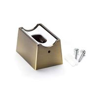 Portalámparas S14d para Osram Ledinestra Ralina (70 x 47 x 40 mm), 230 V, casquillo de metal compatible con bombillas LED, máx. 35 W 300 mm línea/máx. 60 W 500 mm, latón envejecido