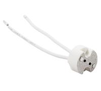 Portalámparas universal G4/GU5.3/GY6.35 para lámpara de bajo voltaje, cable 14 cm, máx. 12 V/100 W