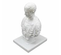 ＡＷＨＡＯ Portalápices Busto Caudillo Romano 3 en 1 Estatua de Caudillo Romano con Portalápices Resistente a Deformación para Oficina