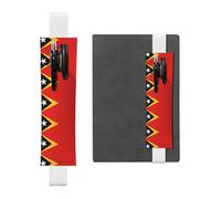 Portalápices de cuero ajustable de la República Democrática de Timor-Leste, marcador de diario, perfecto para regalos de Navidad de regreso a clases,