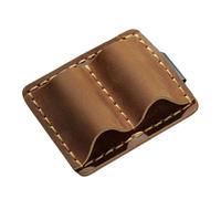 Portalápices de cuero con clip,Resistente al Desgaste y Portátil | Sujeta bolígrafos para libretas con clip de sujeción,Para oficina, escuela, universidad, farmacia, laboratorio,