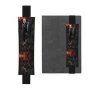 Portalápices de cuero con diseño de GGNKDL Devil on the Swing para diarios de tapa dura, diarios, planificadores, bolsa de correa ajustable