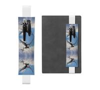 Portalápices de cuero con texto en inglés "LLKGOT Little Swallow Flying Low", para diarios de tapa dura, agendas, planificadores, bolsa de correa ajustable