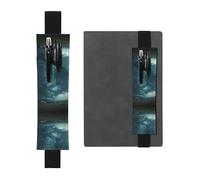 Portalápices de cuero con texto en inglés "LLKGOT the storm" After the Calm para diarios de tapa dura, diarios, planificadores, bolsa de correa ajustable