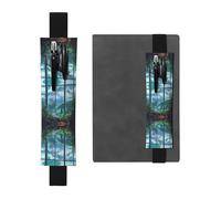 Portalápices de cuero con texto en inglés "LLKGOT The View from the Window Print" para diarios de tapa dura, agendas, planificadores, bolsa de correa ajustable