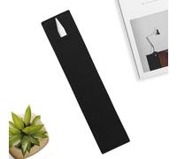 Portalápices de Cuero | Estuche para bolígrafos y lápices, Funda Ajustable portátil Delgada extraíble para el Lugar de Trabajo, Escuela, Viajes, planificador, Diario, Tableta, Estilo Negro Largo