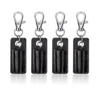 Portalápices De Cuero Pu De 4 Piezas, Portalápices Antipérdida Con Hebilla, Portalápices Pequeño Y Liviano, Estante De Almacenamiento De Bolígrafos Creativo Retro, Bolígrafos De Gel