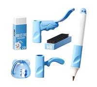 Portalápices de entrenamiento - Soporte ergonómico de colocación de dedos para escritura constante, ayuda de orientación manual con control de aprendizaje suave, agarre de escritura para práctica de