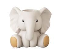 Portalápices De Escritorio - 15x13x12cm Portalápices Decoración De Escritorio, Organizador De Bolígrafos Resina Lindo Elefante Almacenamiento Para Marcadores De Pinceles De Maquillaje Niños Estudiante