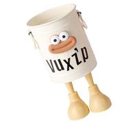 Portalápices de metal, organizadores de escritorio de dibujos animados, multifuncionales, brochas de maquillaje para el hogar, oficina, baño, almacenamiento de escritorio, organizador de maquillaje