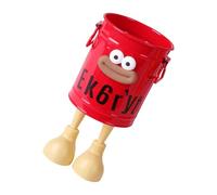 Portalápices de metal, organizadores de escritorio de dibujos animados, multifuncionales, brochas de maquillaje para el hogar, oficina, baño, almacenamiento de escritorio, organizador de maquillaje