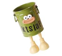 Portalápices de metal, organizadores de escritorio de dibujos animados, multifuncionales, brochas de maquillaje para el hogar, oficina, baño, almacenamiento de escritorio, organizador de maquillaje