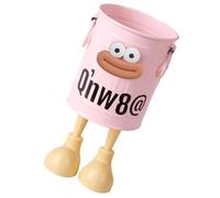 Portalápices de metal, organizadores de escritorio de dibujos animados, multifuncionales, brochas de maquillaje para el hogar, oficina, baño, almacenamiento de escritorio, organizador de maquillaje