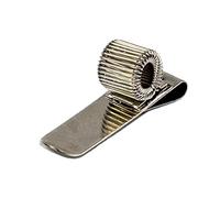 Portalápices de metal portátil que se puede utilizar para notebook o portapapeles. Resuelve el problema de la pluma perdida con frecuencia. Fácil de transportar. Soporte flexible para bolígrafo con