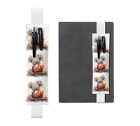 Portalápices de piel blanca YYHWHJDE Koala en la vid banda elástica ajustable de 8.3 a 1.8 pulgadas, adecuado para la mayoría de cuadernos y diarios