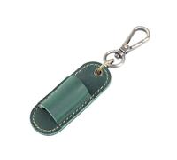 Portalápices de piel sintética para bolsas con cordón, protector de bolsillo, clip portátil para el cuello para insignia, portapapeles, bolígrafo, protector de lápiz portátil con llavero para