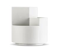 Portalápices Giratorio De 1 Pieza Con 3 Compartimentos, Estante De Almacenamiento Para Brochas De Maquillaje Multicapa, Caja De Almacenamiento Multifuncional Simple Personalizada