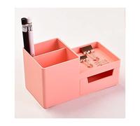 Portalápices Lápiz y porta pluma para escritorio Multifunción Pluma Titular de la pluma Organizador de escritorio Simple Cubo de pluma de gran capacidad, para oficina, aula Vaso para lápices(B)