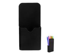 Portalápices magnético - Taza magnética para bolígrafos | Portalápices para nevera, portalápices para nevera para suministros escolares en el hogar, soporte para rotuladores de malla con imanes extra