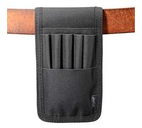 Portalápices para cinturón, Estuche para lápices, Funda para bolígrafo, Funda para cinturón, sostiene múltiples bolígrafos, sostiene Regla de 6 Pulgadas, 4 bolígrafos y un Marcador. Hecho de Telas