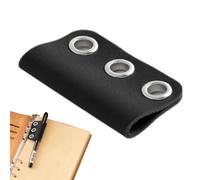 Portalápices para cuaderno, accesorios de oficina de cuero PU, Portalápices para cuaderno, adecuado para planificadores de papel, cintas de , documentos, diario, planes y esquemas