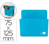 Portalápices Plástico Magnético Color Azul 125X75X40 Mm