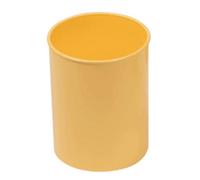 Portalapices plastico redondo Amarillo pastel