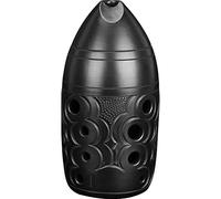 Portalápices profesional de diez orificios y doble cavidad Tao Yu para principiantes toca instrumentos de viento Tao Xun instrumento de ocarina (negro, transparente)