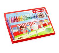 Portalápices STABILO De Punta Fina De 2 Mm En Estuche De 24 Colores Mixtos
