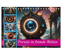 Portale in fremde Welten - Mystische Pforten (Tischkalender 2026 DIN A5 quer), CALVENDO Monatskalender: Ein Kalender, der magische Übergänge und faszinierende Welten zeigt