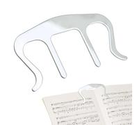 Portalibro de piano, Soportes de partituras de metal para partituras, Pinzas para libros para sostener el libro abierto, escritorios de música Pianos Lectura de libros, escuela en el aula, escritorio
