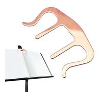 Portalibros de piano - Portapáginas de metal manos libres,Pinzas para libros para sostener el libro abierto, puestos de música Pianos Lectura de libros, escuela en clase, atril para partituras