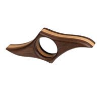 Portalibros - Marcapáginas con pulgar en nogal, soporte lateral de madera hecho a mano para leer, abridor de hojas de nogal natural, regalo ligero para amantes de los libros para lectores, varios