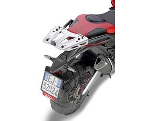 Portamaletas superior GIVI para maleta monollave o monobloqueo para Honda X-ADV 750 (17-20), máx. 6 kg de carga útil Transportista de maletas superior