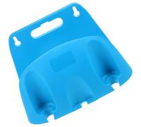 Portamangueras de Pared para Jardín, Soporte Plástico Azul para Manguera | Curva Tipo Silla, Superficie Lisa y Apoyo Extra, para Grifos Exteriores y Orden del Hogar