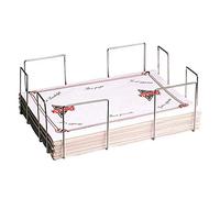 PORTAMANTELINES 45,5x33,5x15 CM PLATEADO ALAMBRE (1 UNID.)