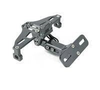 Portamatricula para CBR125R para CBR 125R 2004 2005-2020 2019 2018 Soporte Placa matrícula Placa Soporte Marco Soporte Moto con luz Portamatricula (Color : 1)