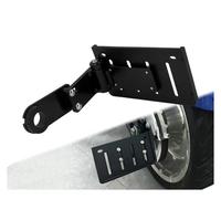 PortaMatrícula para Softail para Fat para Boy para Breakout para Low para Rider 2018-Up Soporte Placa Matrícula Plegable Soporte Montaje Lateral Trasero Placa Matrícula
