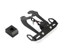 Portamatriculas Compatible con Yamaha MT-09/SP FZ-09 2017-2020, Soporte para matrícula de Motocicleta, luz LED, eliminador de Guardabarros Trasero. Soporte de Matrícula Moto(One Set)