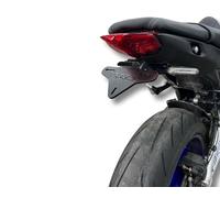Portamatrículas GREF Compatible con Yamaha MT-09 2021-2023 (con botón abatible)