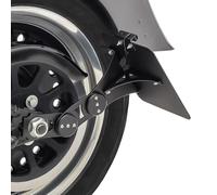 Portamatrículas Lateral Compatible para Harley Davidson Softail 08-17 Craftride Negro