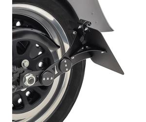 Portamatrículas Lateral Compatible para Harley Davidson Softail 08-17 Craftride Negro