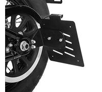 Portamatrículas Lateral S Compatible para Harley Davidson Breakout 114 18-25 Negro