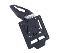PORTAMATRICULAS ABATIBLE Integra Racing Negro