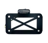 Portamatriculas Moto 1 Juego De Soporte Lateral para Motocicleta Luz LED Matrícula Universal para Número Registro con Lámpara Trasera Matricula Motos Soporte
