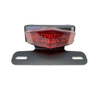 Portamatrículas Moto Ajuste para Suzuki DRZ 400S/E 2000-2020 DRZ 400SM 2005-2020 Luces de Freno traseras Intermitentes(Red)