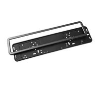 Portamatrículas Moto Marco de Soporte para matrícula de Coche, Marco de matrícula de Coche de Fibra de Carbono de Acero Inoxidable