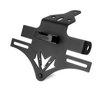 Portamatrículas Moto para CFMOTO 450NK NK450 450 NK 2023 2024 + Soporte Matrícula Motocicleta Soporte Luz Trasera Ordenado para Guardabarros para Fender Eliminator(Negro)