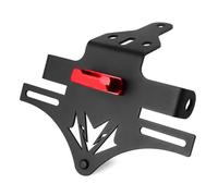 Portamatrículas Moto para CFMOTO 450NK NK450 450 NK 2023 2024 + Soporte Matrícula Motocicleta Soporte Luz Trasera Ordenado para Guardabarros para Fender Eliminator(Red)